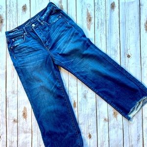 American Eagle Wide Leg Crop Size 4